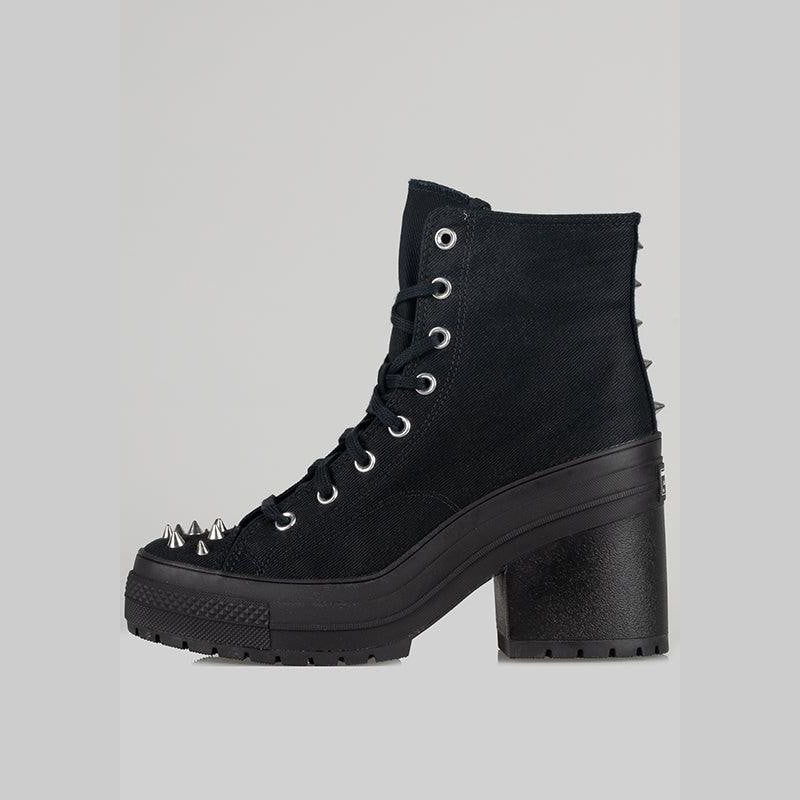 Women&#39;s Chuck 70 De Luxe Heel Hi - Black - LOADED