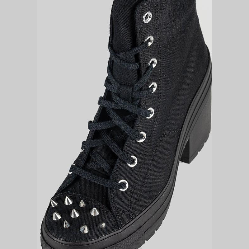 Women&#39;s Chuck 70 De Luxe Heel Hi - Black - LOADED