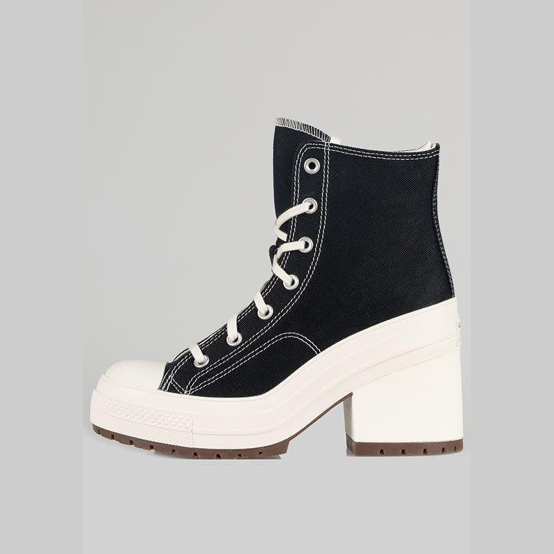 Women&#39;s Chuck 70 De Luxe Heel Hi - Black/Egret - LOADED