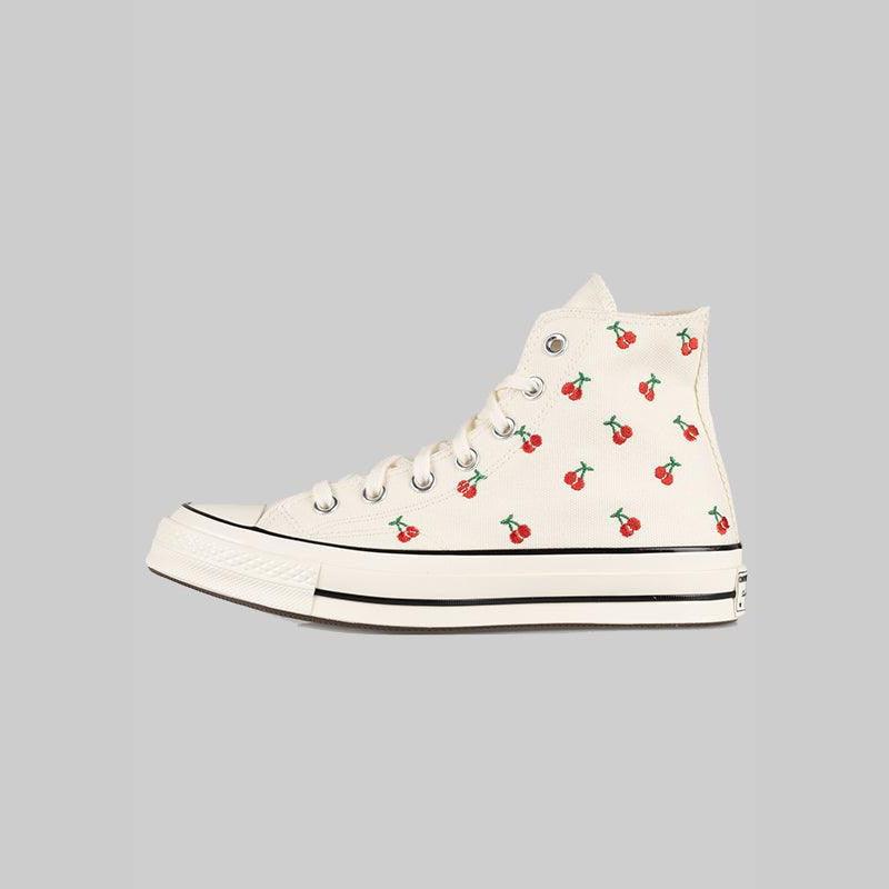 Women's Chuck 70 Hi - Egret/Black/Red - LOADED