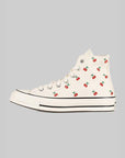 Women's Chuck 70 Hi - Egret/Black/Red - LOADED