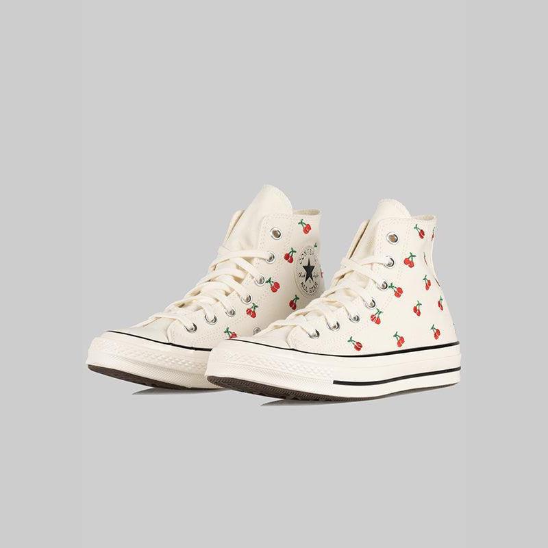 Women's Chuck 70 Hi - Egret/Black/Red - LOADED