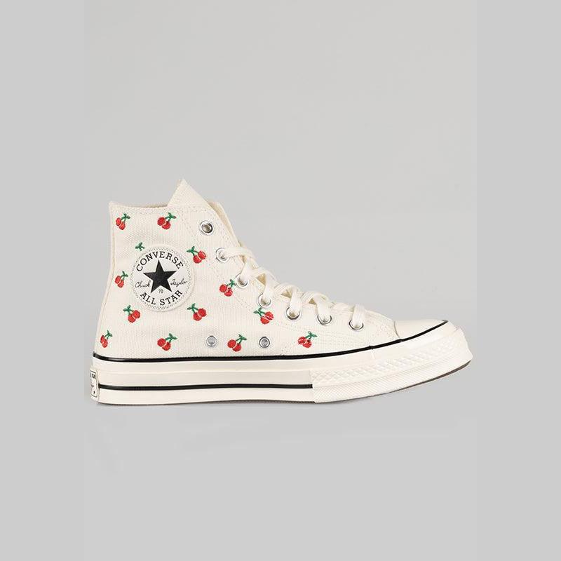 Women's Chuck 70 Hi - Egret/Black/Red - LOADED