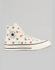 Women's Chuck 70 Hi - Egret/Black/Red - LOADED