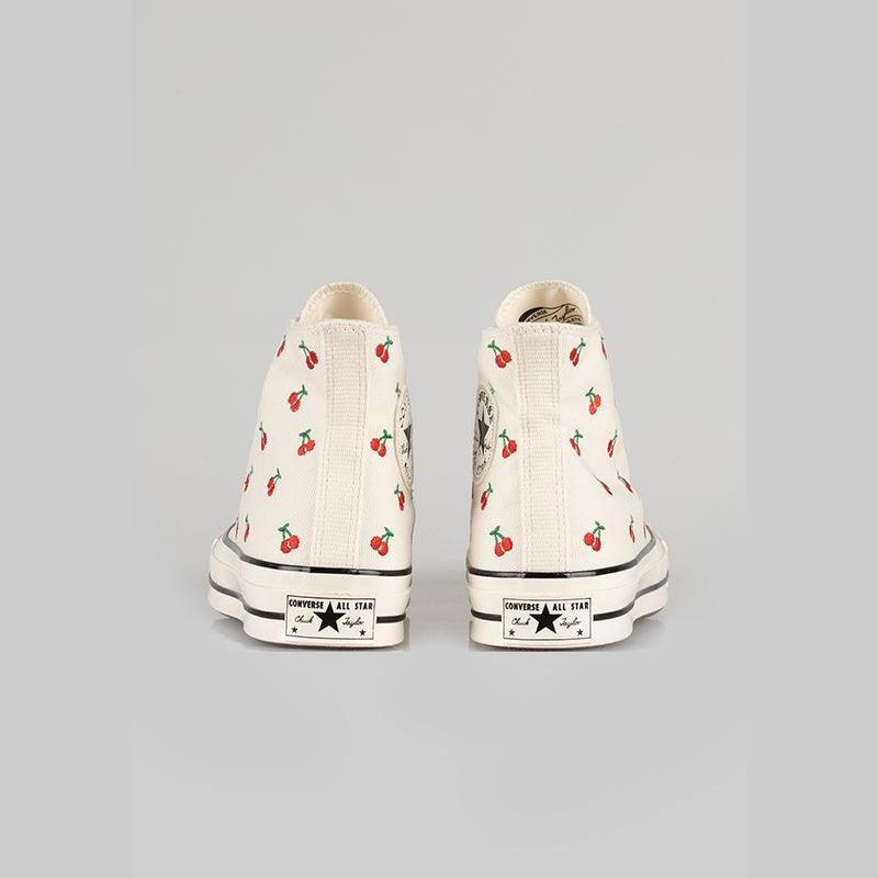 Women's Chuck 70 Hi - Egret/Black/Red - LOADED