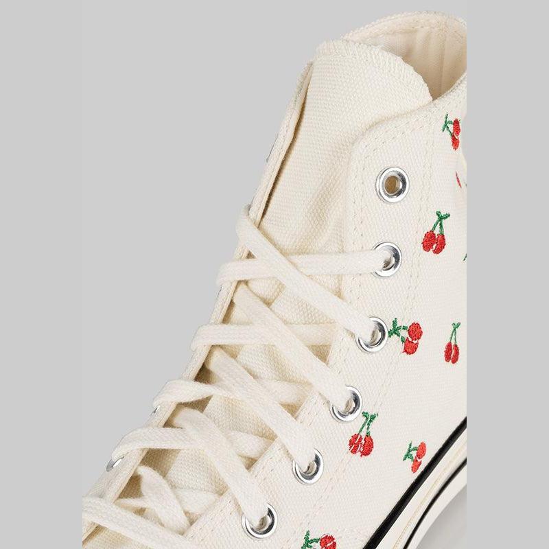 Women's Chuck 70 Hi - Egret/Black/Red - LOADED