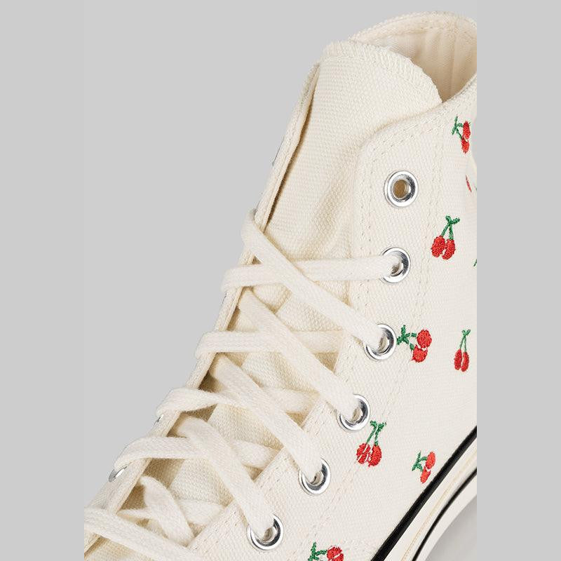 Women&#39;s Chuck 70 Hi - Egret/Black/Red - LOADED