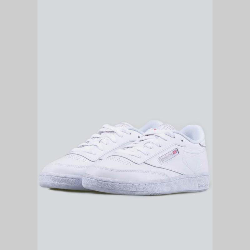 Women's Club C 85 - White/Light Grey - LOADED