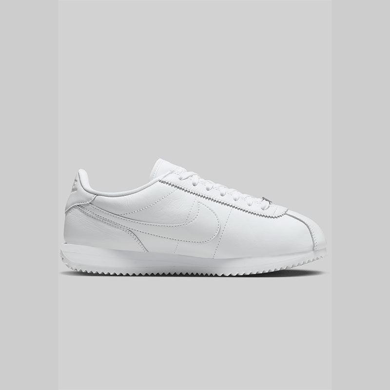 Women's Cortez 23 Premium "Triple White" - LOADED