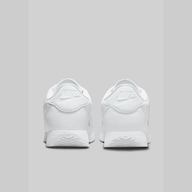 Women's Cortez 23 Premium "Triple White" - LOADED