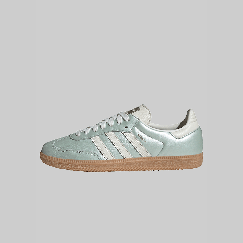 Women&#39;s Samba OG - Linen Green Metallic - LOADED