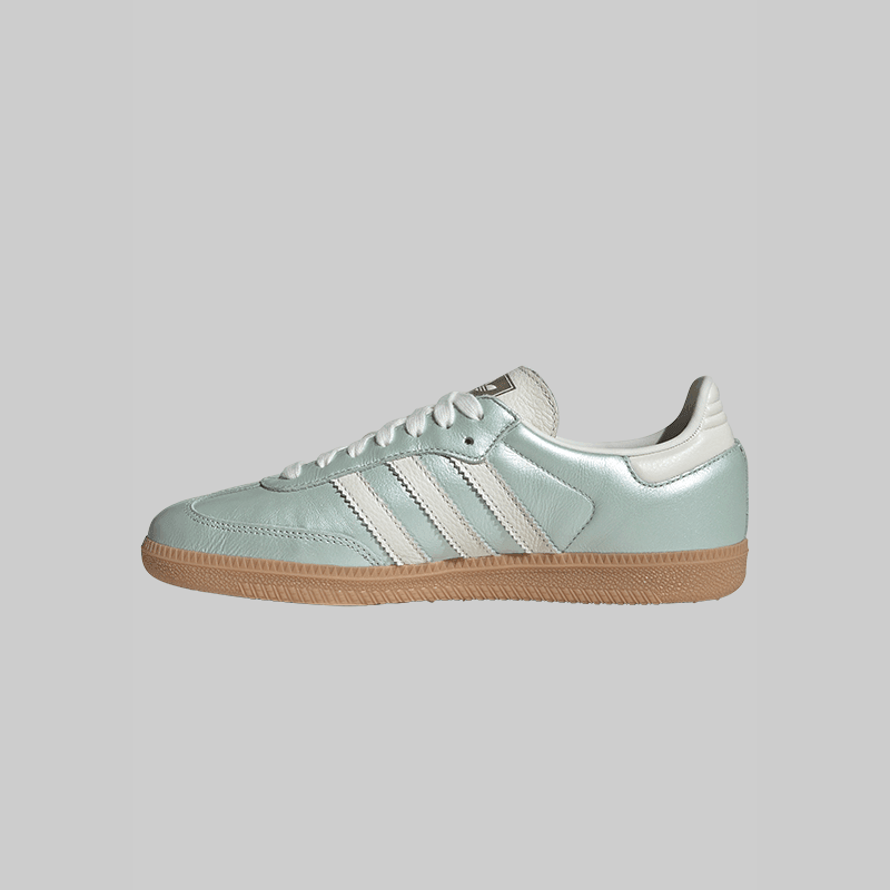 Women's Samba OG - Linen Green Metallic - LOADED