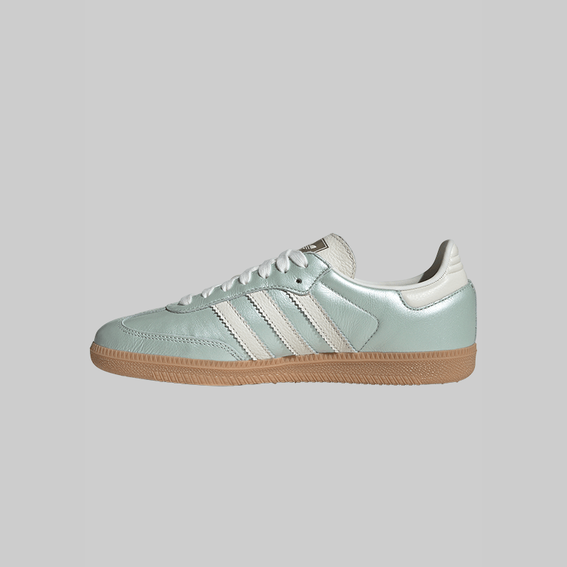 Women&#39;s Samba OG - Linen Green Metallic - LOADED