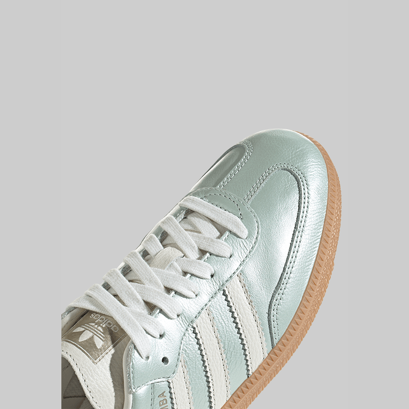 Women&#39;s Samba OG - Linen Green Metallic - LOADED