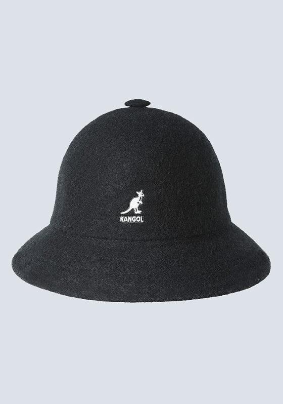 Wool Casual Bucket Hat - Black - LOADED