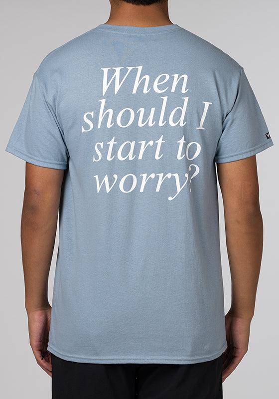 Worry T-Shirt - Slate Blue - LOADED