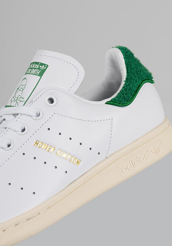 X Homer Simpson Stan Smith - Cloud White/Green - LOADED