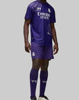 X Real Madrid 4th Socks - Dark Purple - LOADED