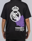 X Real Madrid Merch T-Shirt - Black - LOADED