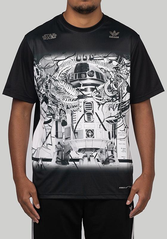 X Star Wars X Nanzuka Graphic T-Shirt - Black - LOADED