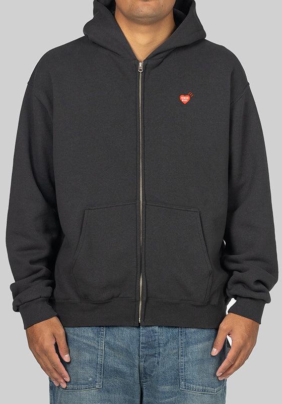 Zip-Up Hoodie - Black - LOADED