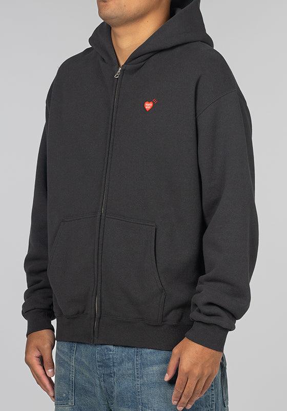 Zip-Up Hoodie - Black - LOADED