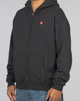 Zip-Up Hoodie - Black - LOADED