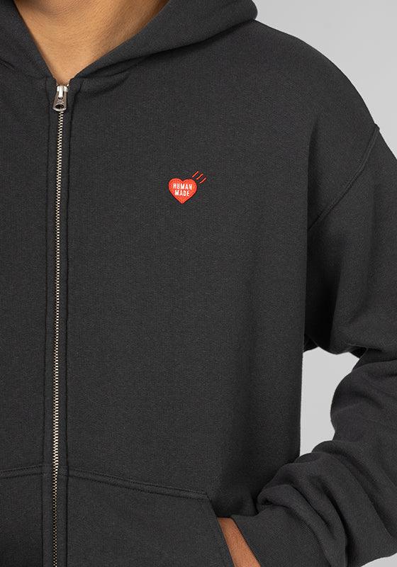 Zip-Up Hoodie - Black - LOADED