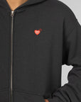 Zip-Up Hoodie - Black - LOADED